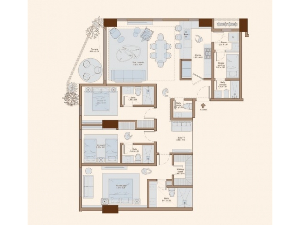 Apartamento en Venta en Santa María, Panamá — foto 4
