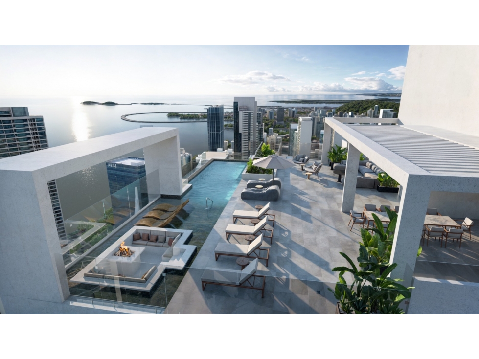 Se vende apartamento con vista al mar en Avenida Balboa, Panamá — foto 3