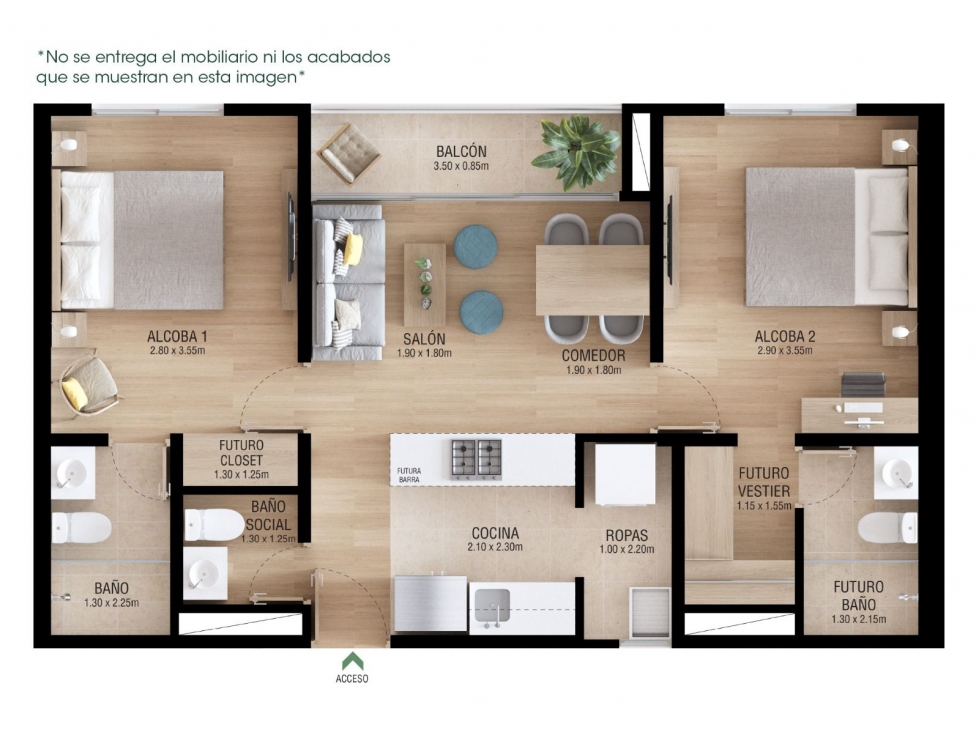 Apartamento En Venta En Sabaneta — foto 3