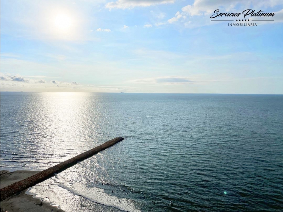 Apartamento en venta con vista directa al mar tres cuartos — foto 4