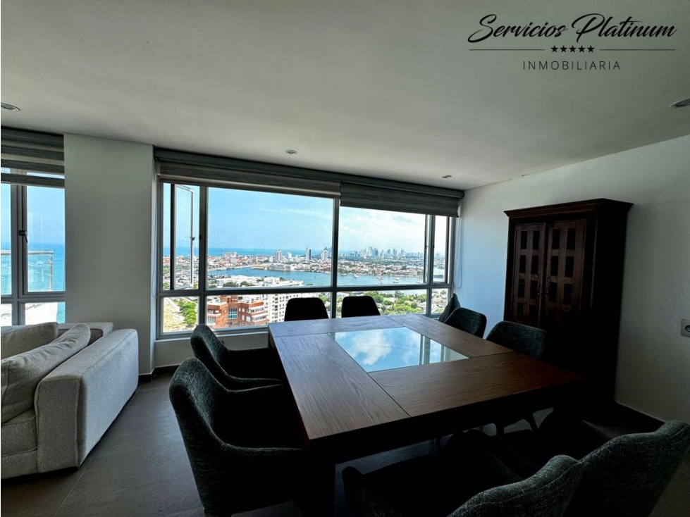 PH con vista directa al mar en bocagrande amoblado — foto 4
