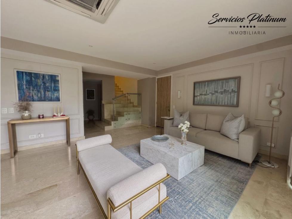 Apartamento en bocagrande residencial con patio y amplia terraza — foto 2