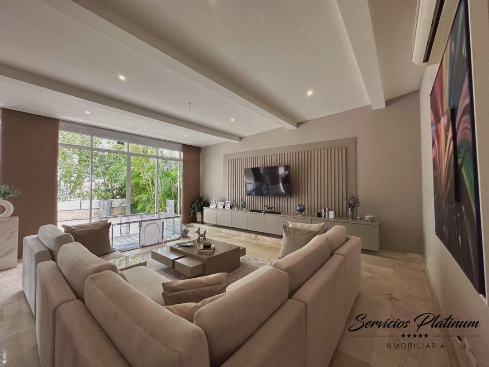 Apartamento en bocagrande residencial con patio y amplia terraza — foto 5