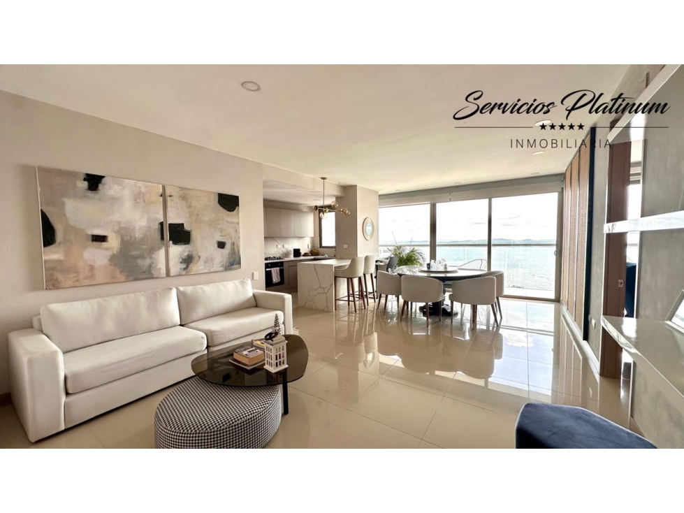 En venta apartamento de tres cuartos con vista al mar castillogrande — foto 4