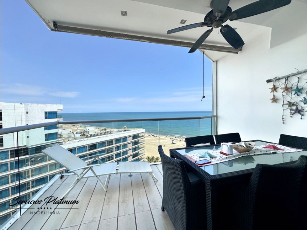 Apartamento con vista directa al mar en la zona de los morros