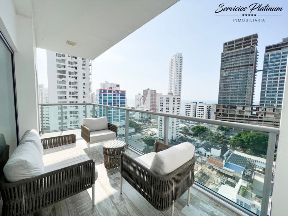 Se arrienda apartamento en Bocagrande totalmente amoblado — foto 2