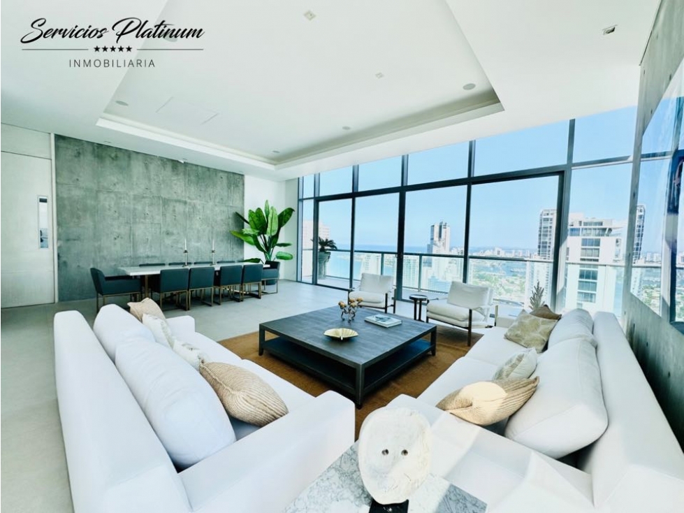 Imponente PH en Bocagrande con vista 360 de la ciudad piscina privada — foto 4