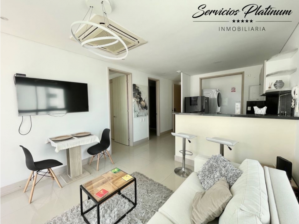 Apartamento con vista al mar uso mixto una habitación en Bocagrande — foto 3