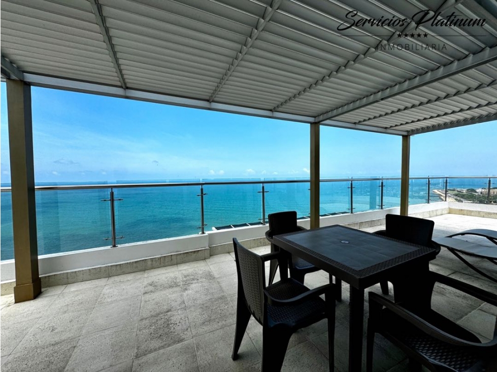 PH con vista directa al mar en bocagrande amoblado — foto 3