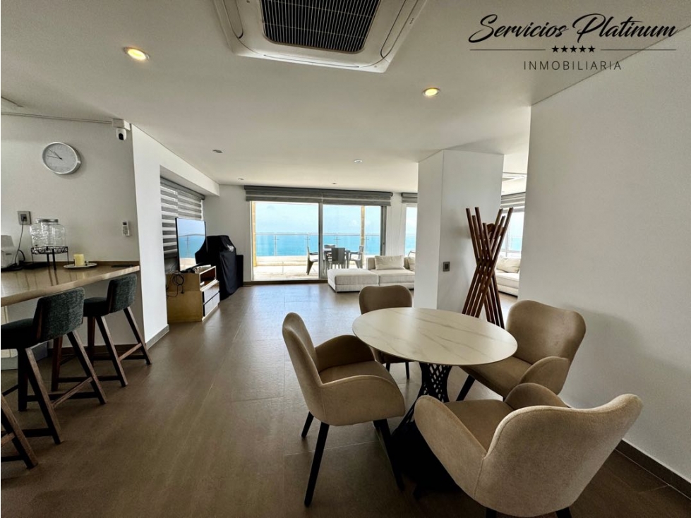 PH con vista directa al mar en bocagrande amoblado — foto 6