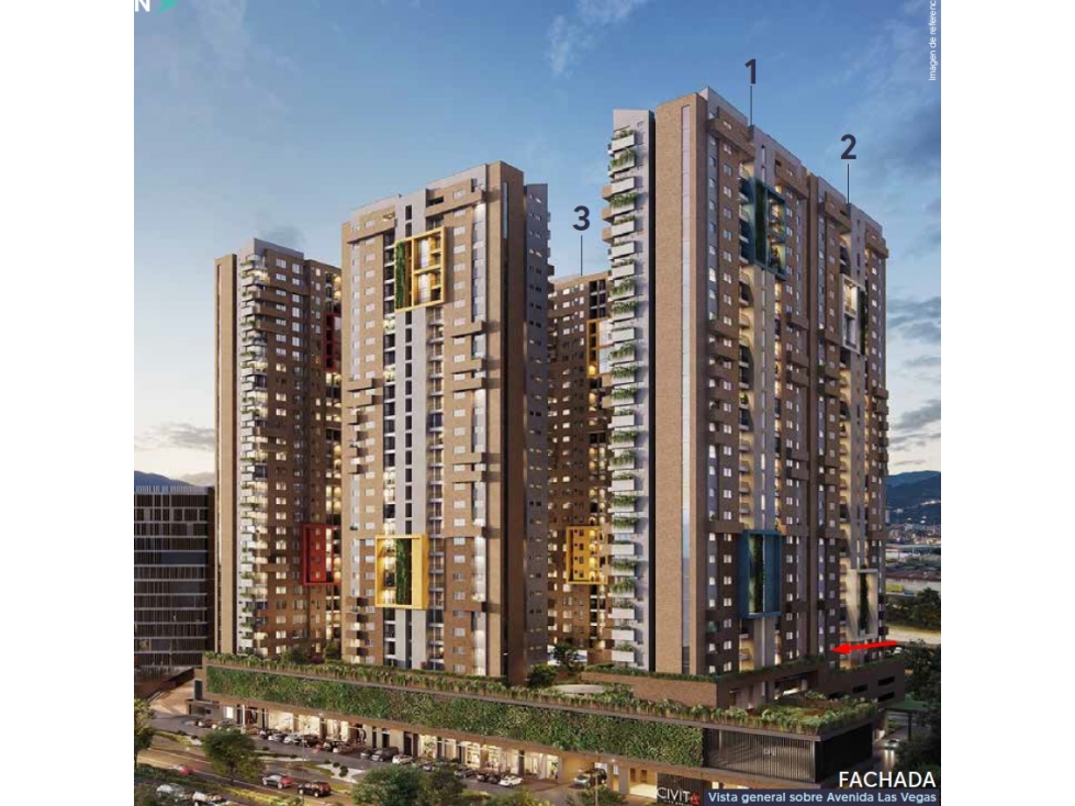 Apartamento en Cesión de Derechos en venta en Civita Envigado — foto 6