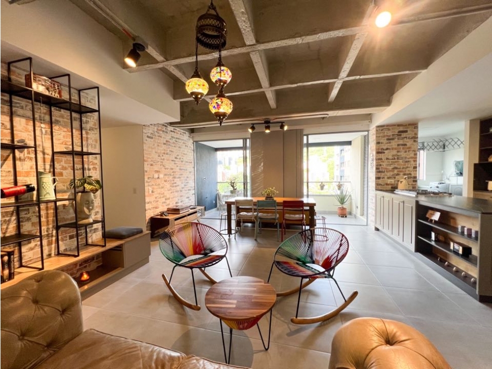 HERMOSO APARTAMENTO ESTILO INDUSTRIAL | POBLADO — foto 3