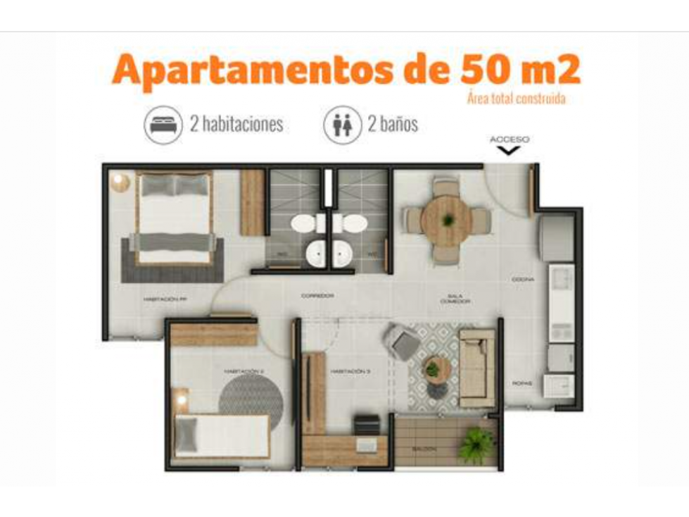 Venta Apartamento en Ciudad Jardín en La Estrella. Antioquia