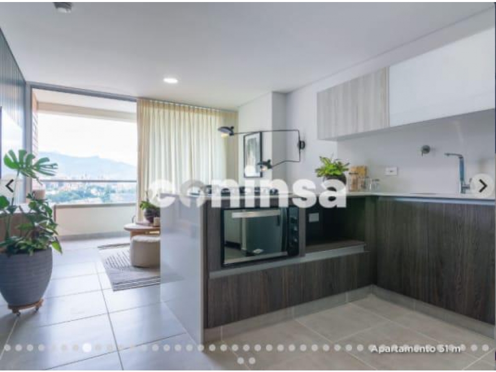 APARTAESTUDIO EN VENTA CIUDAD DEL RIO POBLADO (D)