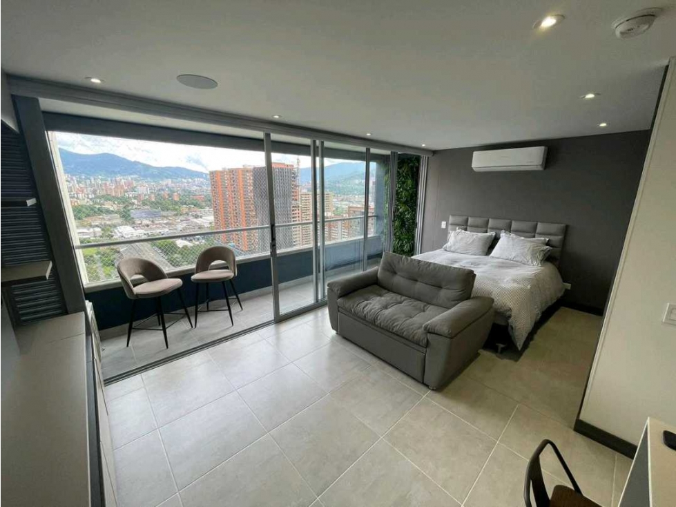 APARTAESTUDIO AMOBLADO EN VENTA EL POBLADO CIUDAD DEL RIO (T) — foto 6