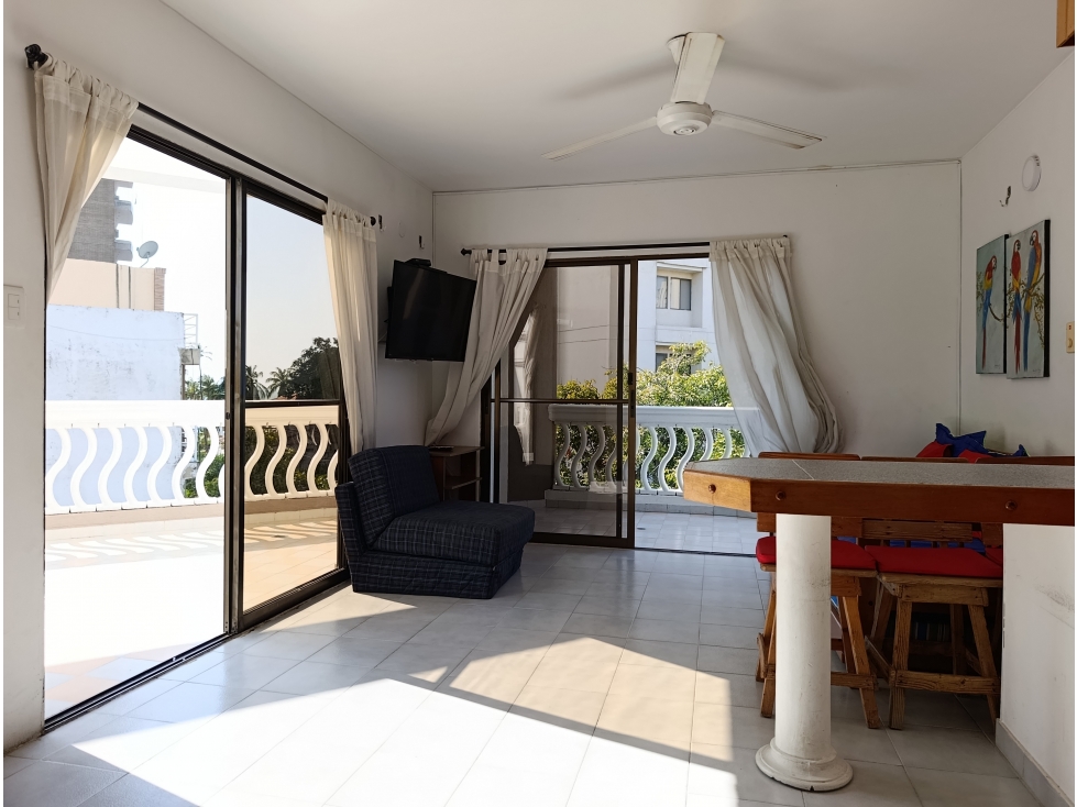 APARTAMENTO CON VISTA AL MAR EN VENTA - BELLO HORIZONTE, SANTA MARTA