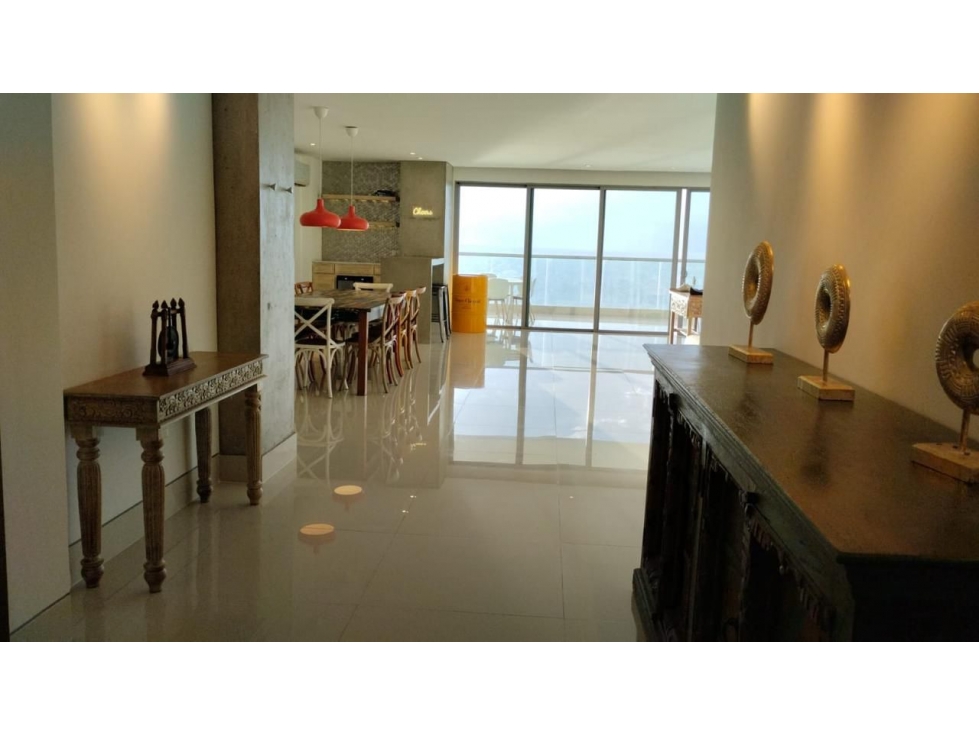 APARTAMENTO FRENTE AL MAR EN VENTA - PLAYA SALGUERO, SANTA MARTA — foto 3