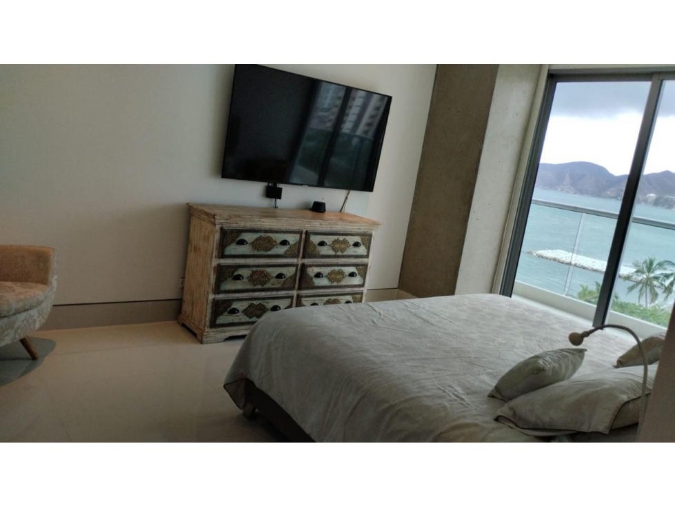 APARTAMENTO FRENTE AL MAR EN VENTA - PLAYA SALGUERO, SANTA MARTA — foto 6