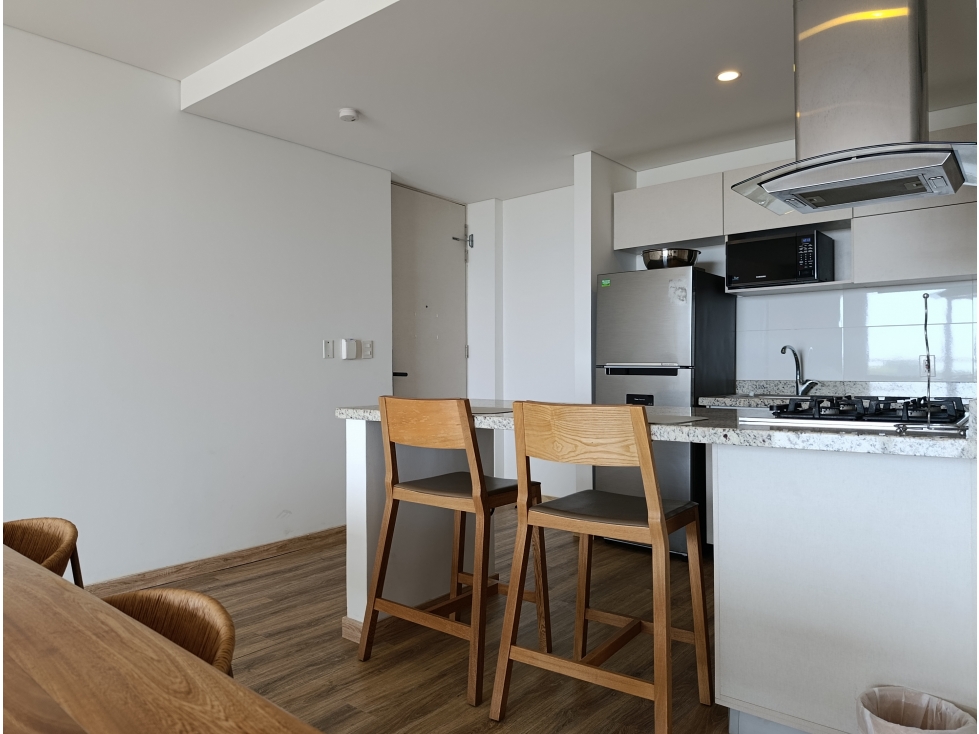 APARTAMENTO FRENTE AL MAR EN VENTA - BELLO HORIZONTE, SANTA MARTA — foto 4