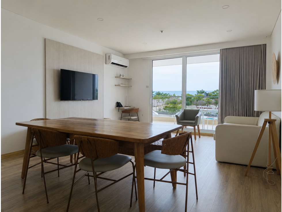 APARTAMENTO FRENTE AL MAR EN VENTA - BELLO HORIZONTE, SANTA MARTA — foto 6