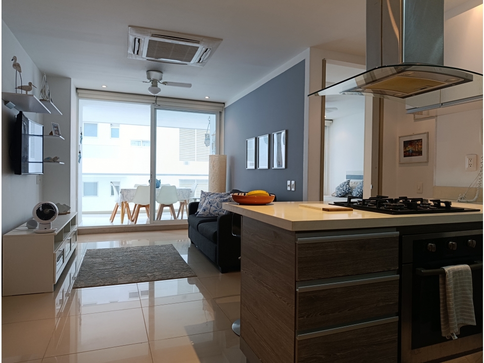 APARTAMENTO CON VISTA AL MAR EN VENTA - BELLO HORIZONTE, SANTA MARTA — foto 3