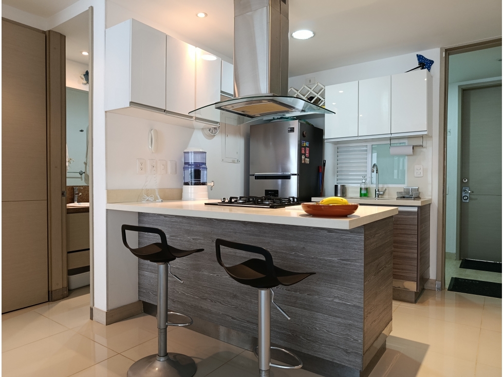 APARTAMENTO CON VISTA AL MAR EN VENTA - BELLO HORIZONTE, SANTA MARTA — foto 5