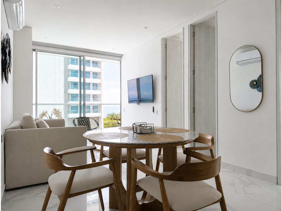 APARTAMENTO CON VISTA AL MAR EN VENTA - BELLO HORIZONTE, SANTA MARTA — foto 6