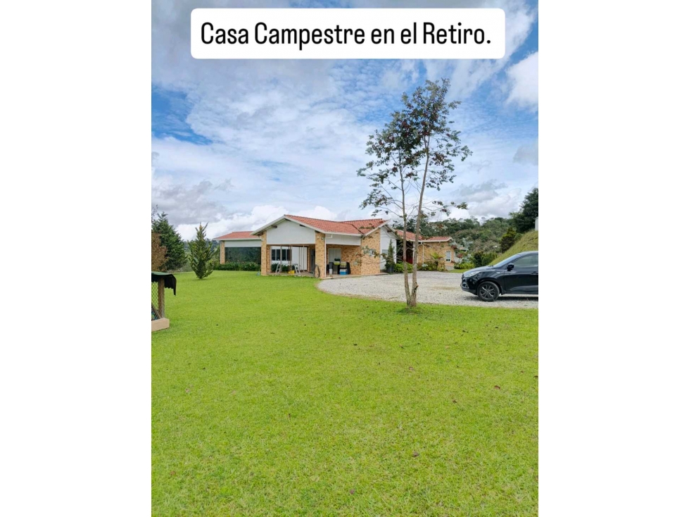 SE VENDE CASA CAMPESTRE EN EL RETIRO ANT, MODERNA Y AMPLIOS ESPACIOS. — foto 6