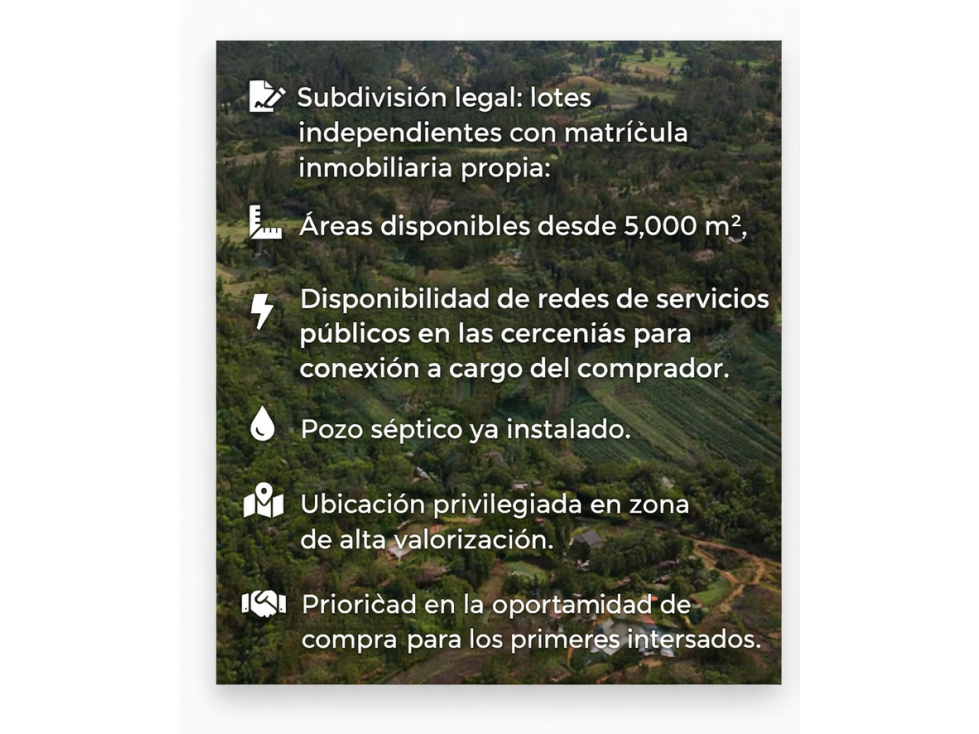 Venta Lotes en Santa Elena Vereda Piedras Blancas — foto 5