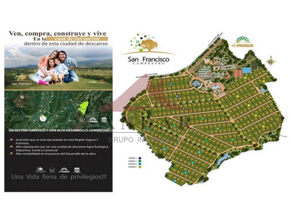 Lote en Mirador de Caima