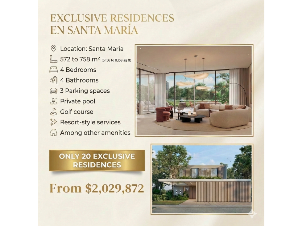Casa en venta en Santa María | Casa Bosco | Colección privada