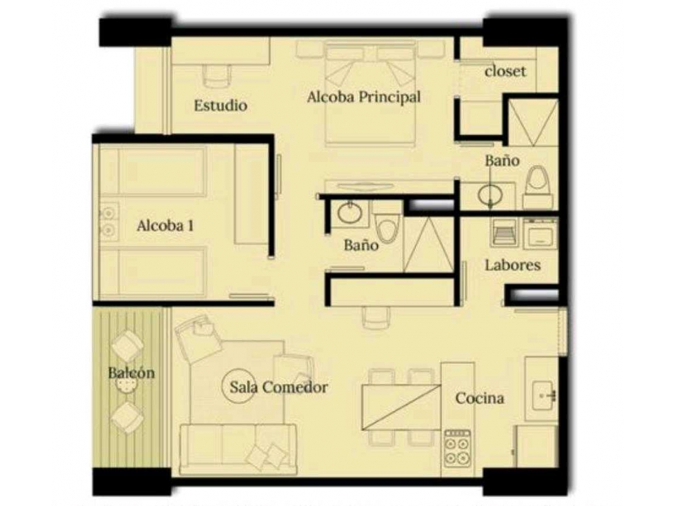 Moderno Coliving vista Bocas de Ceniza, Malecon Rio Rentas cortas — foto 4