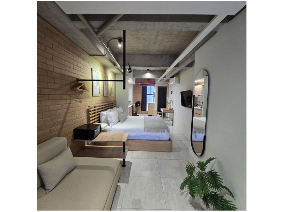 VENTA APARTA ESTUDIO TIPO LOFT EN BELÉN LOS ALPES AMOBLADO-AIRBNB — foto 3