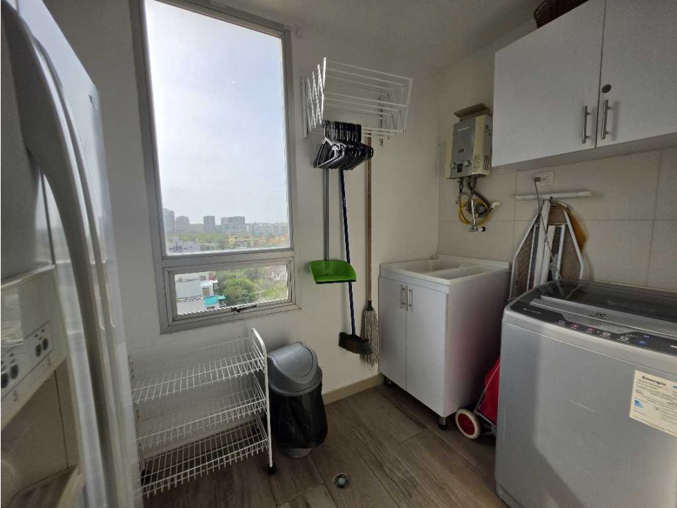 Apartamento en BARRANQUILLA Amoblado Iluminado piso alto vista sombra — foto 6
