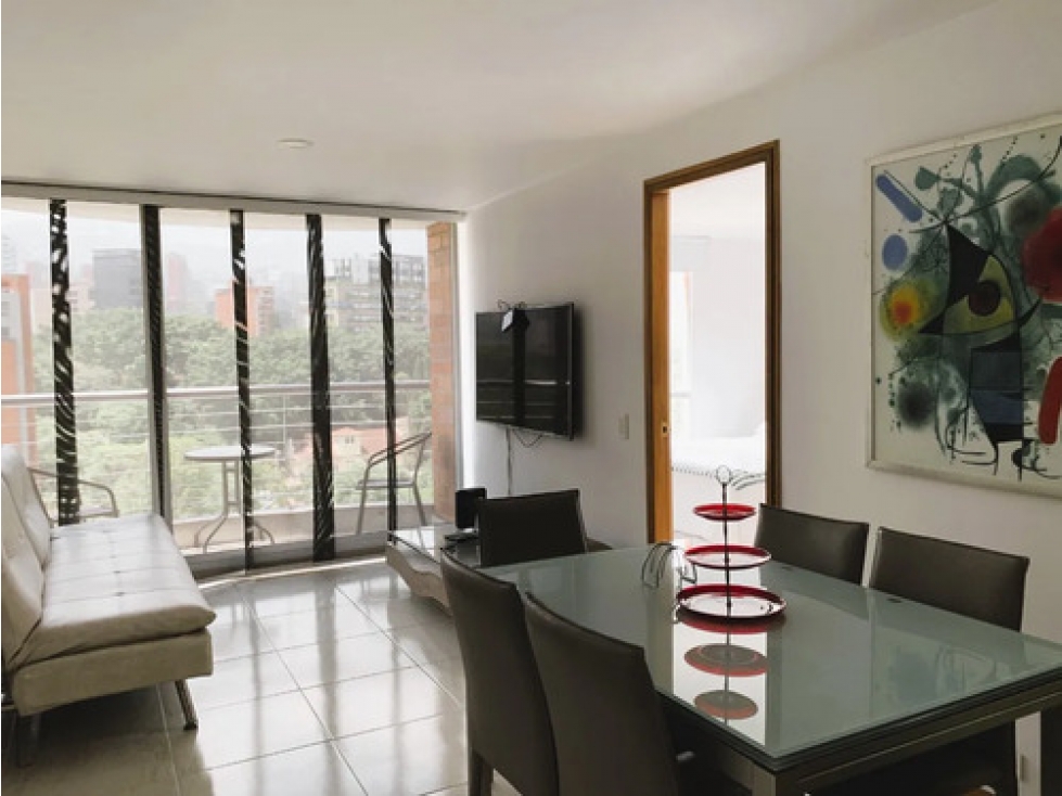 Apto amoblado en venta Patio Bonito 53 m², piso alto, 1 hab