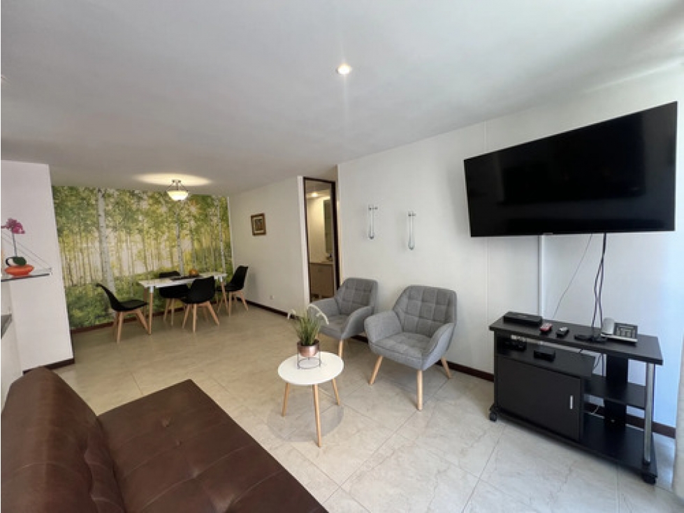 Apto amoblado en arriendo Ciudad del Río 72 m², piso 12, 3 hab