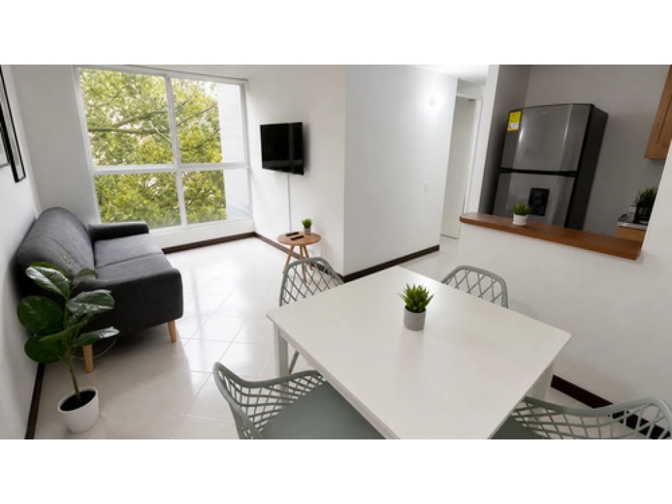 Apto amoblado en arriendo San Julián El Poblado, piso 12, 3 hab