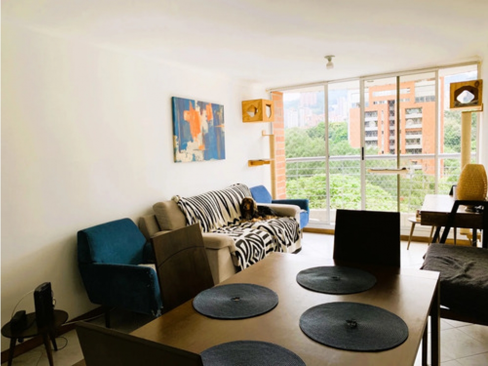 Apto en arriendo Patio Bonito El Poblado, 3 hab, parqueadero — foto 2