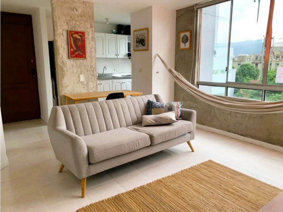 Apto amoblado en arriendo Villa Carlota El Poblado, 2 hab — foto 5