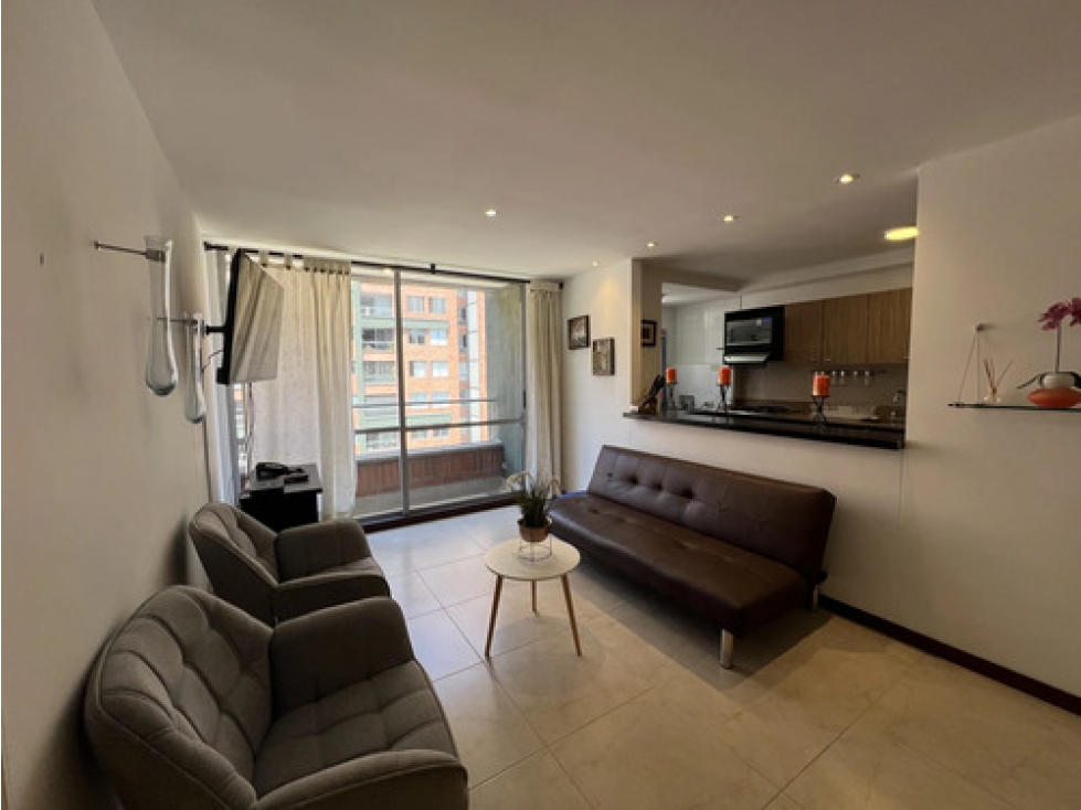 Apto amoblado en arriendo Ciudad del Río 72 m², piso 12, 3 hab — foto 2
