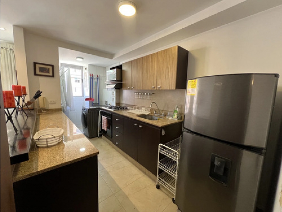 Apto amoblado en arriendo Ciudad del Río 72 m², piso 12, 3 hab — foto 5
