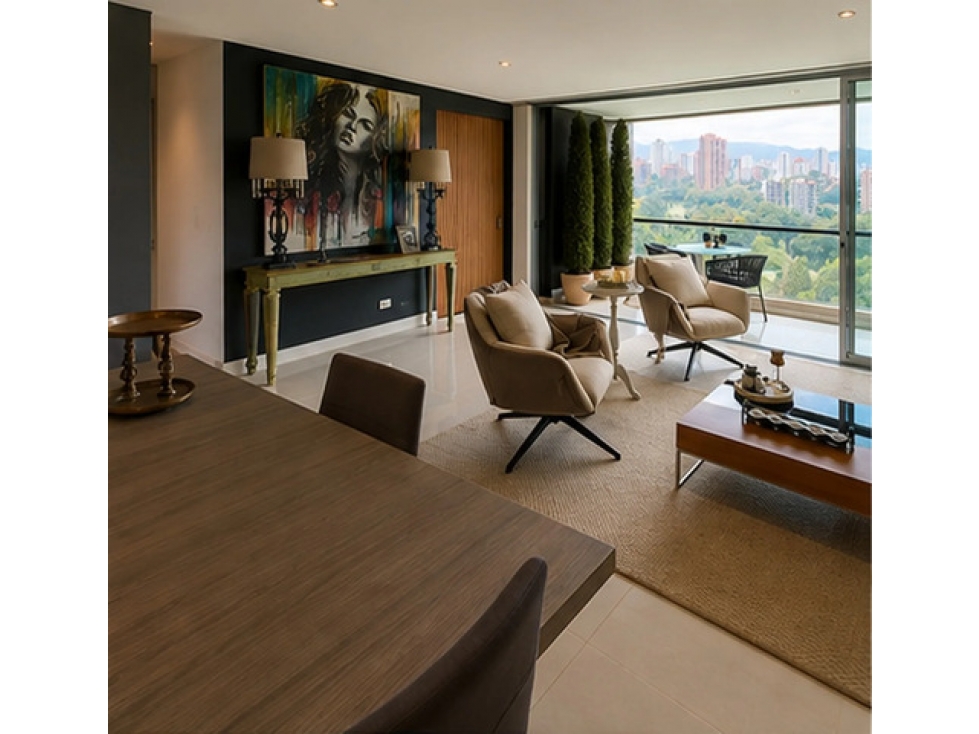 Apto moderno en arriendo Los Balsos El Poblado 120 m², domótica — foto 2