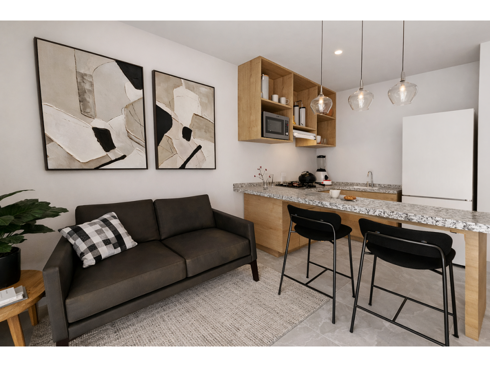 Departamento en Verdana Residencial, 3 Recámaras, C.70 m2, Gran Ubicación - 6