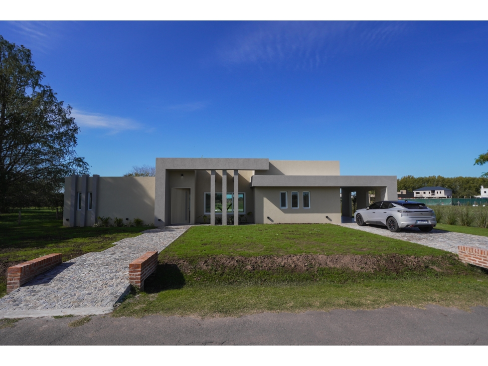 casa a estrenar en venta en club de campo Harás san pablo General Rodriguez