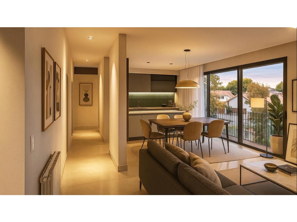departamento a estrenar semipiso 3 ambientes en venta en lujan centro con balcón y cochera