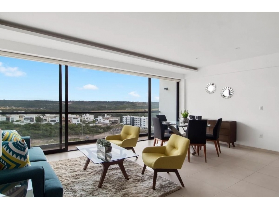 Departamento en Venta en Cañadas del Lago, 2 Recámaras, Estudio o 3er Recámara - 4
