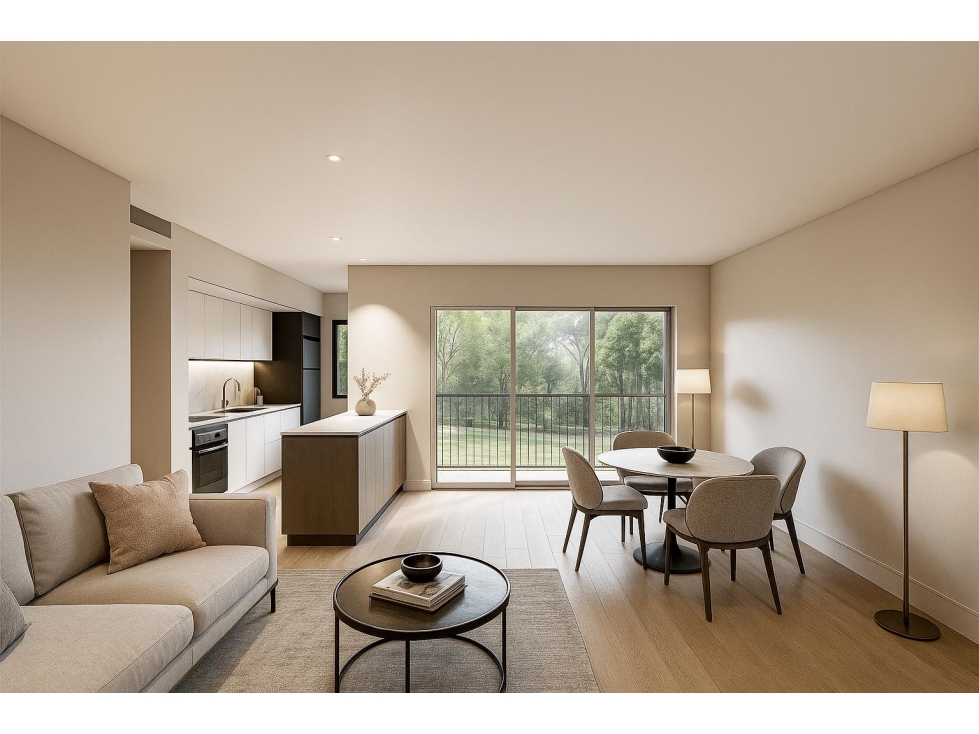 departamento 2 ambientes en venta en lujan centro desde el pozo con balcón y cochera Las moras 4