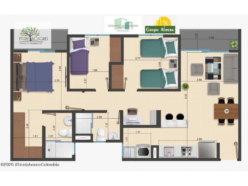 Apartamento en Apulo (Cundinamarca) RAH CO: 26-272 — foto 4