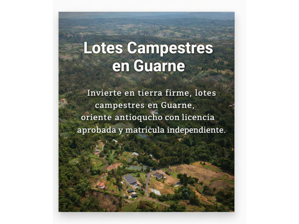 Venta Lotes en Santa Elena Vereda Piedras Blancas — foto 4