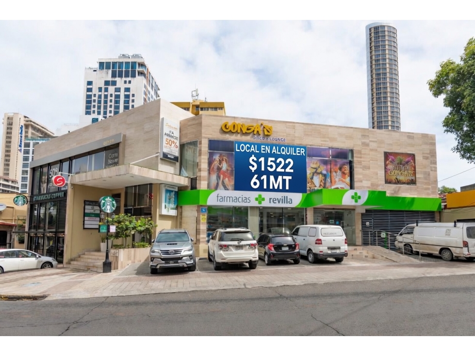 Alquilo Local Comercial en Obarrio Plaza Penta